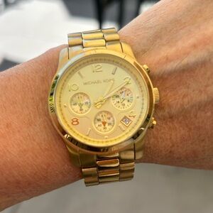 MICHAEL KORS Runway Gold-Tone Watch